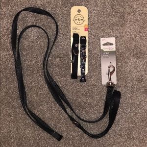 Dog leash and collar set for small dogs s/xs 🐶